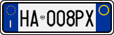 Italia plate