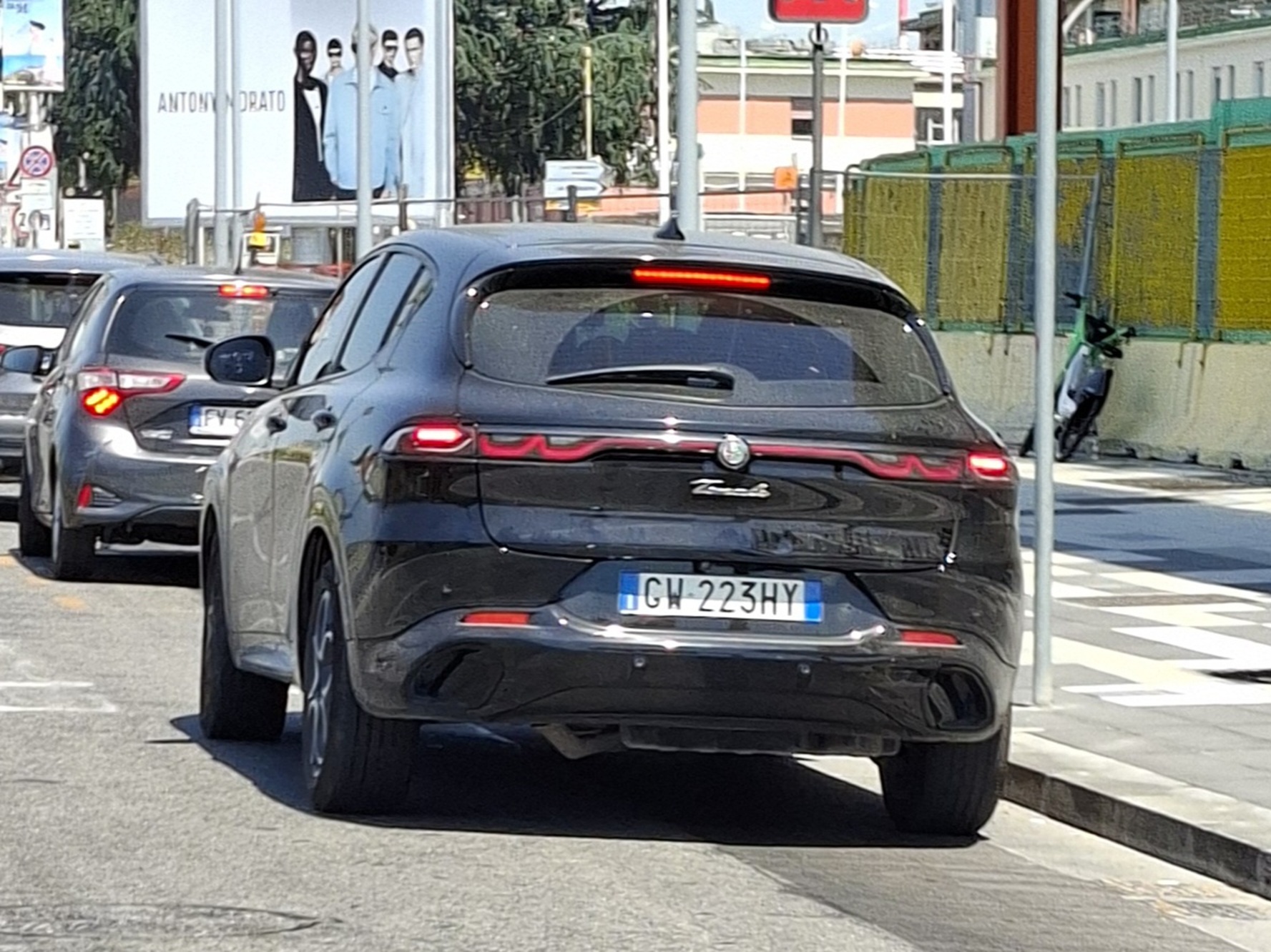 EU license plate recognition sample
